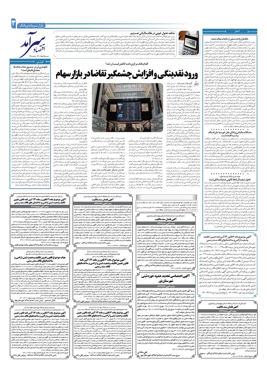 روزنامه تاریخ ۲۸ خرداد ۱۴۰۱