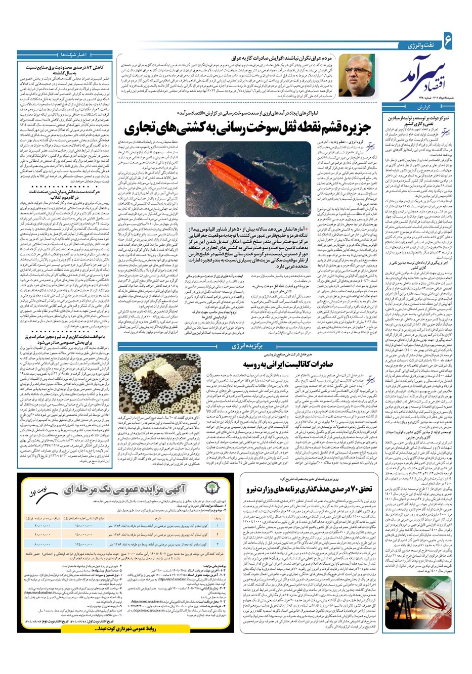 روزنامه تاریخ ۲۸ خرداد ۱۴۰۱