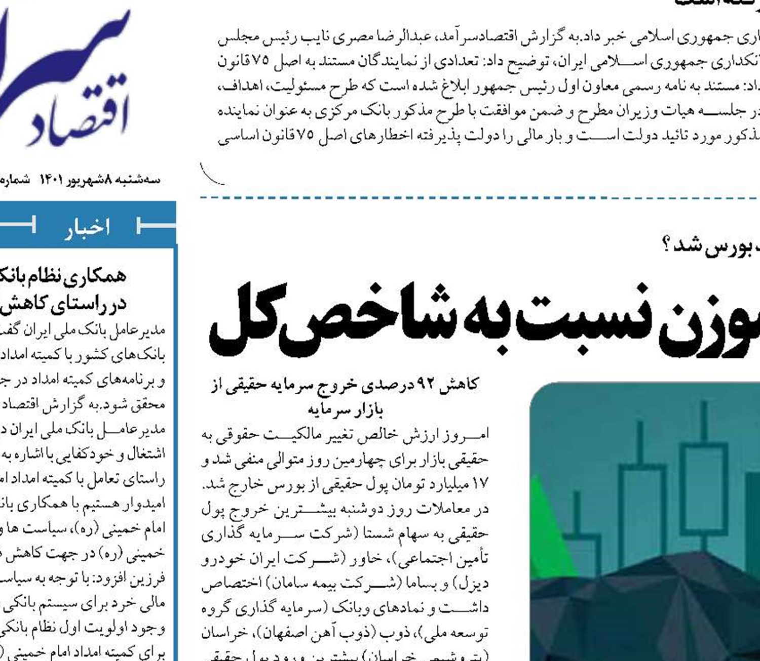 بازدهی 7 برابری شاخص کل هموزن نسبت به شاخص کل