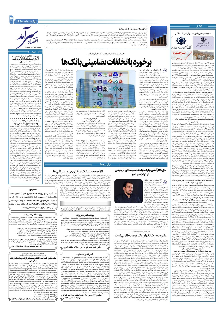 روزنامه تاریخ ۱۰ مهر ۱۴۰۱