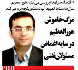 مرگ خاموش هورالعظیم در سایه اغماض مسئولان نفتی