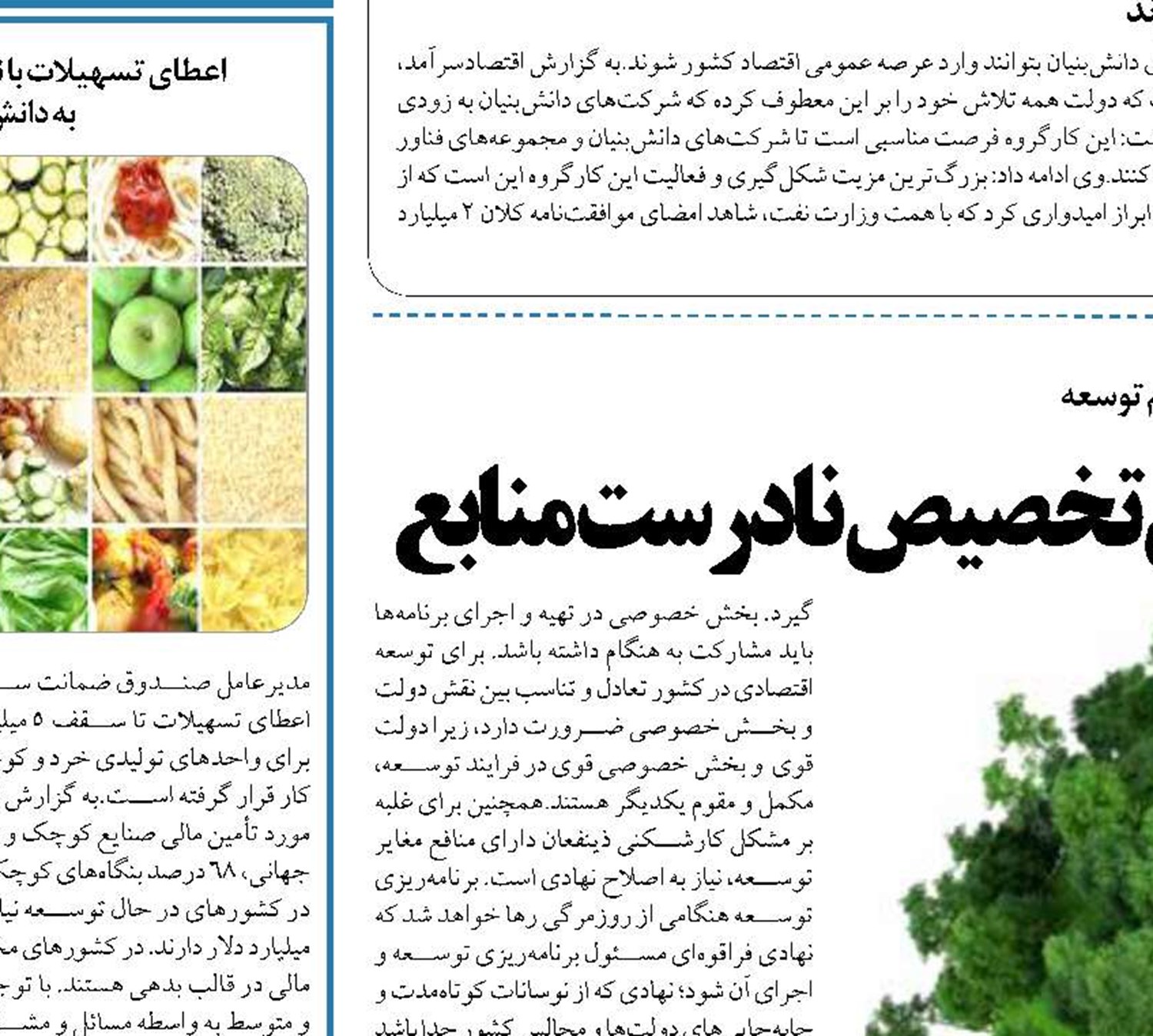  عدم تحقق اهداف توسعه‌ای به دنبال تخصیص نادرست منابع 