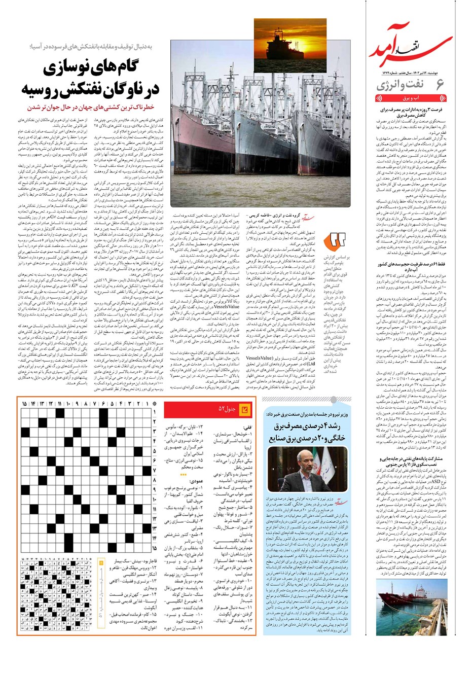 روزنامه تاریخ ۱۲ تیر ۱۴۰۲