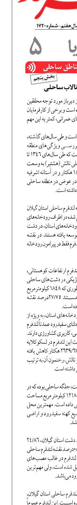 لندفرم مانداب و تالاب ساحلی 