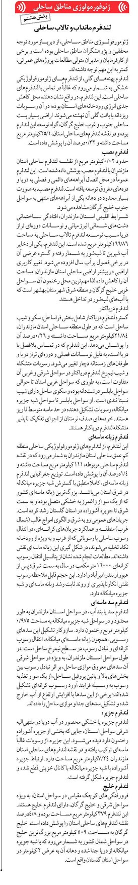 لندفرم مانداب و تالاب ساحلی