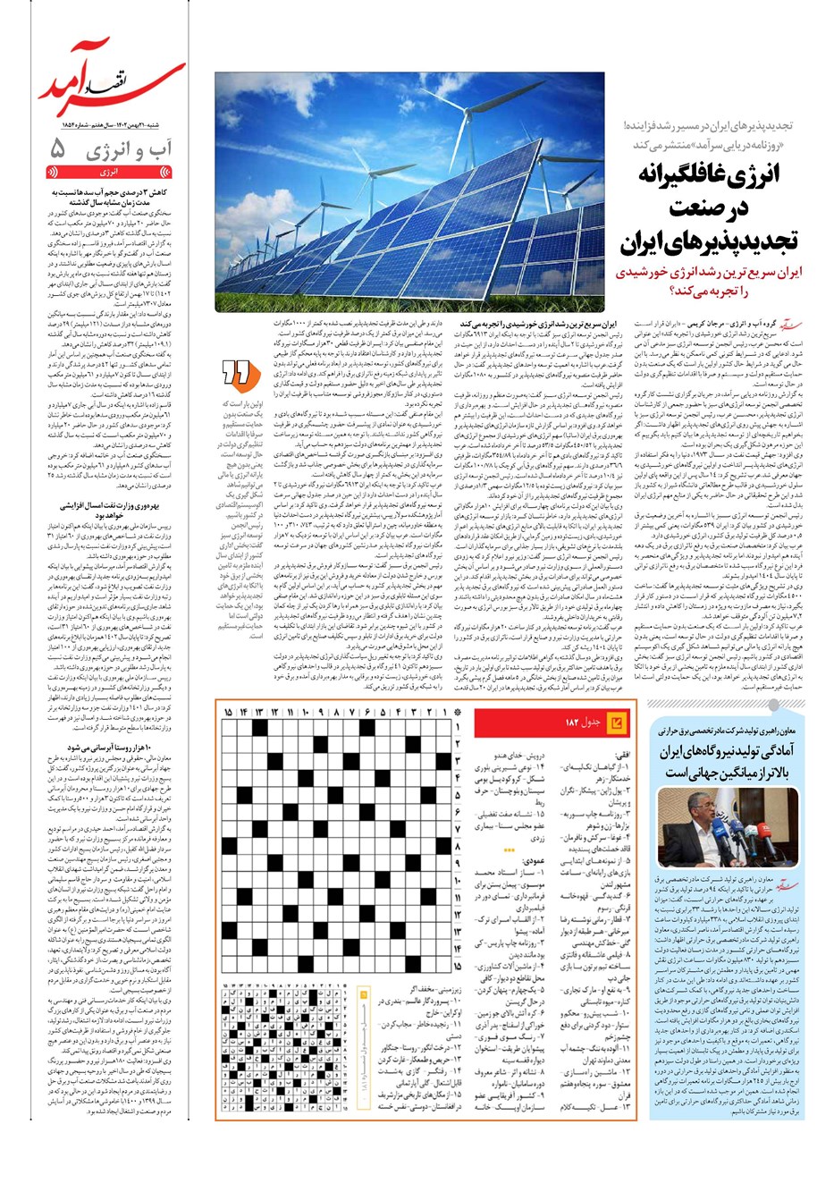 روزنامه تاریخ ۲۱ بهمن ۱۴۰۲