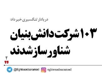 ۱۰۳ شرکت دانشبنیان شناورساز شدند