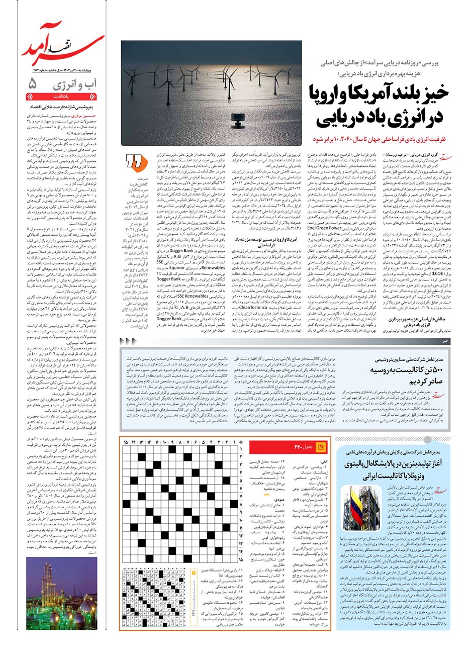 روزنامه تاریخ ۲۰ تیر ۱۴۰۳