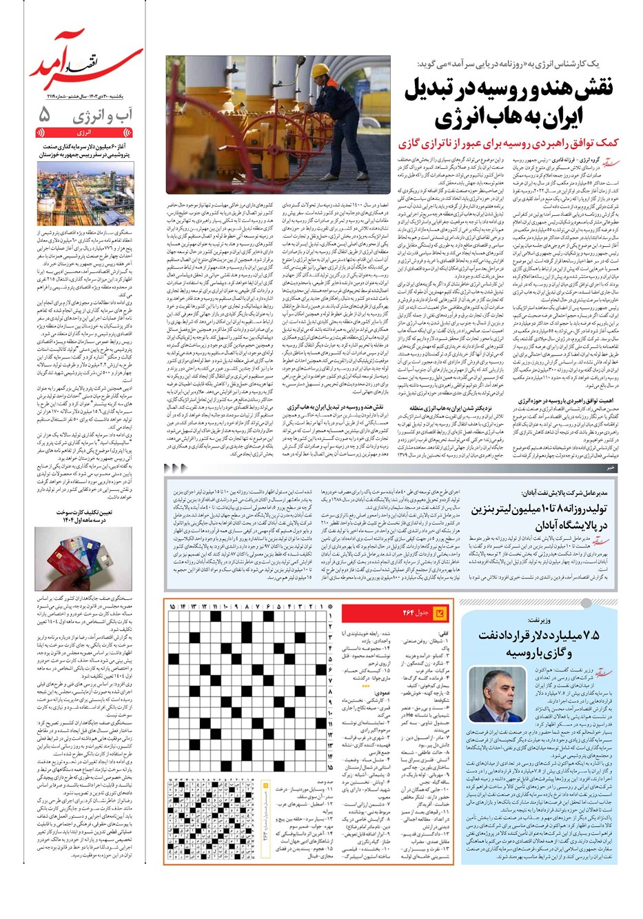 روزنامه تاریخ ۳۰ دی ۱۴۰۳