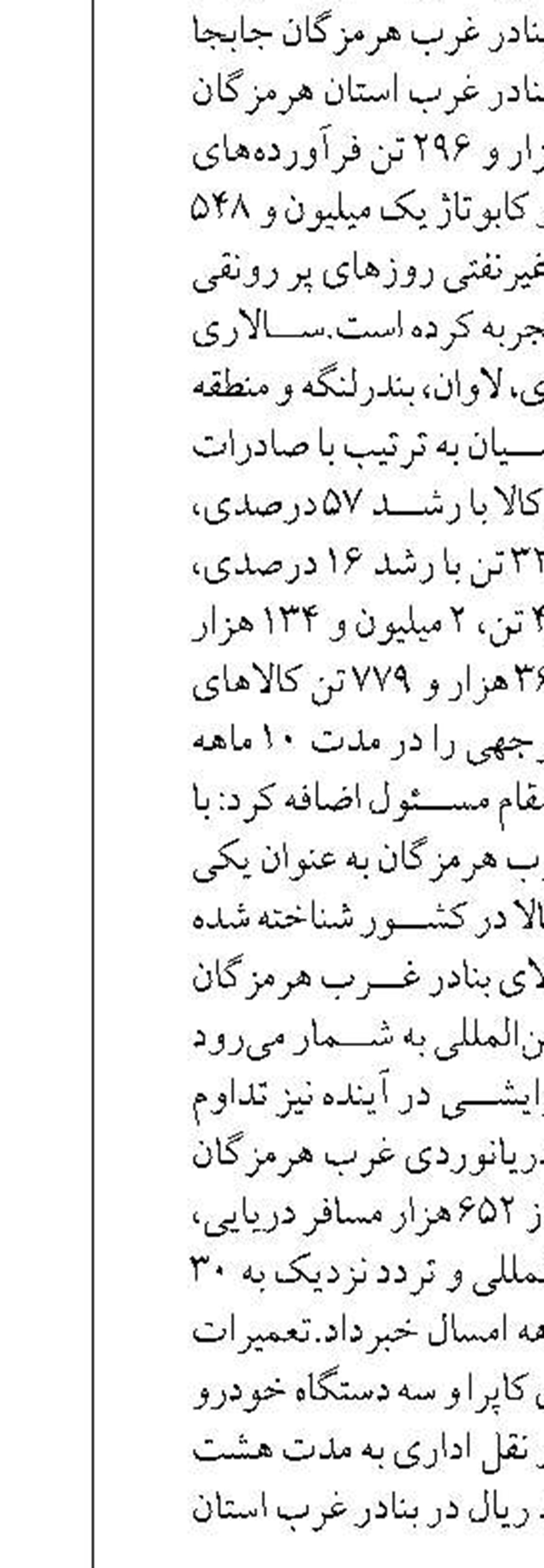 فاز دوم جاده دسترسی مجتمع بندری نگین آماده بهره‌برداری شد