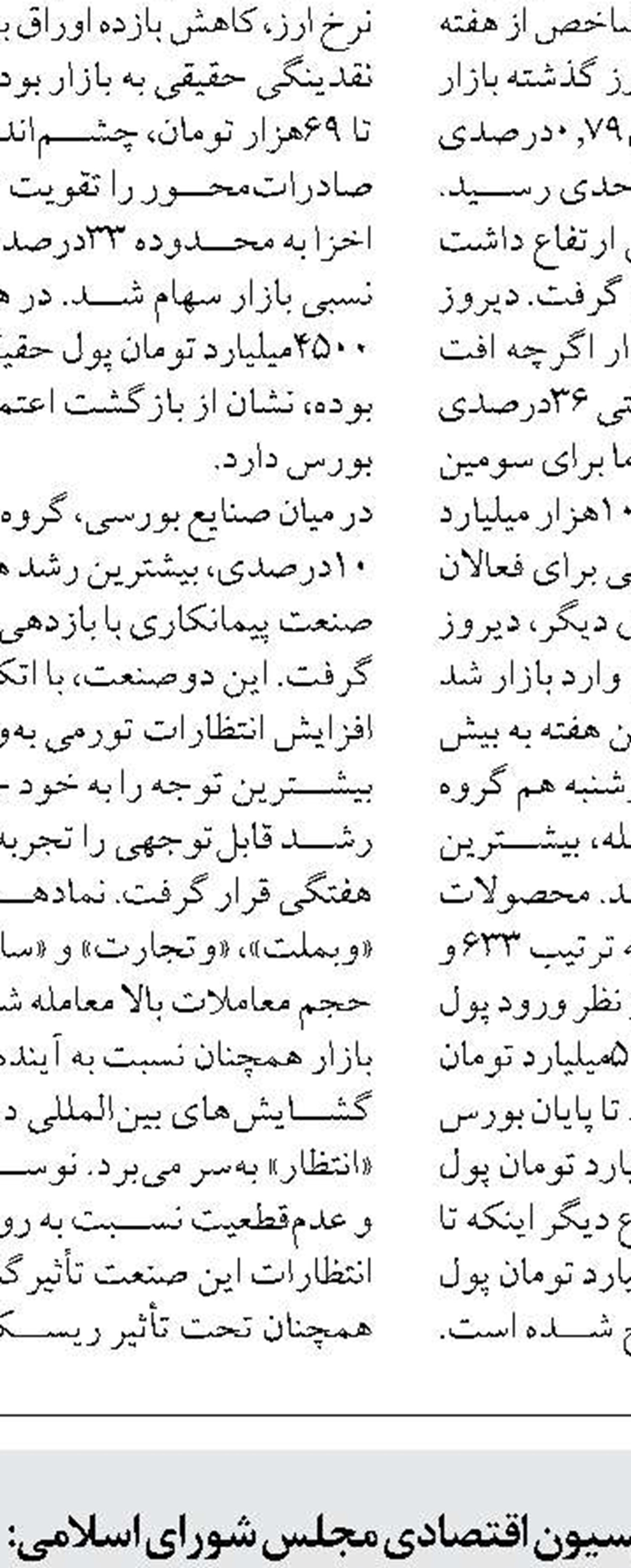 کمبود سرمایه، چالشی برای تحقق اهداف شعار سال 1404