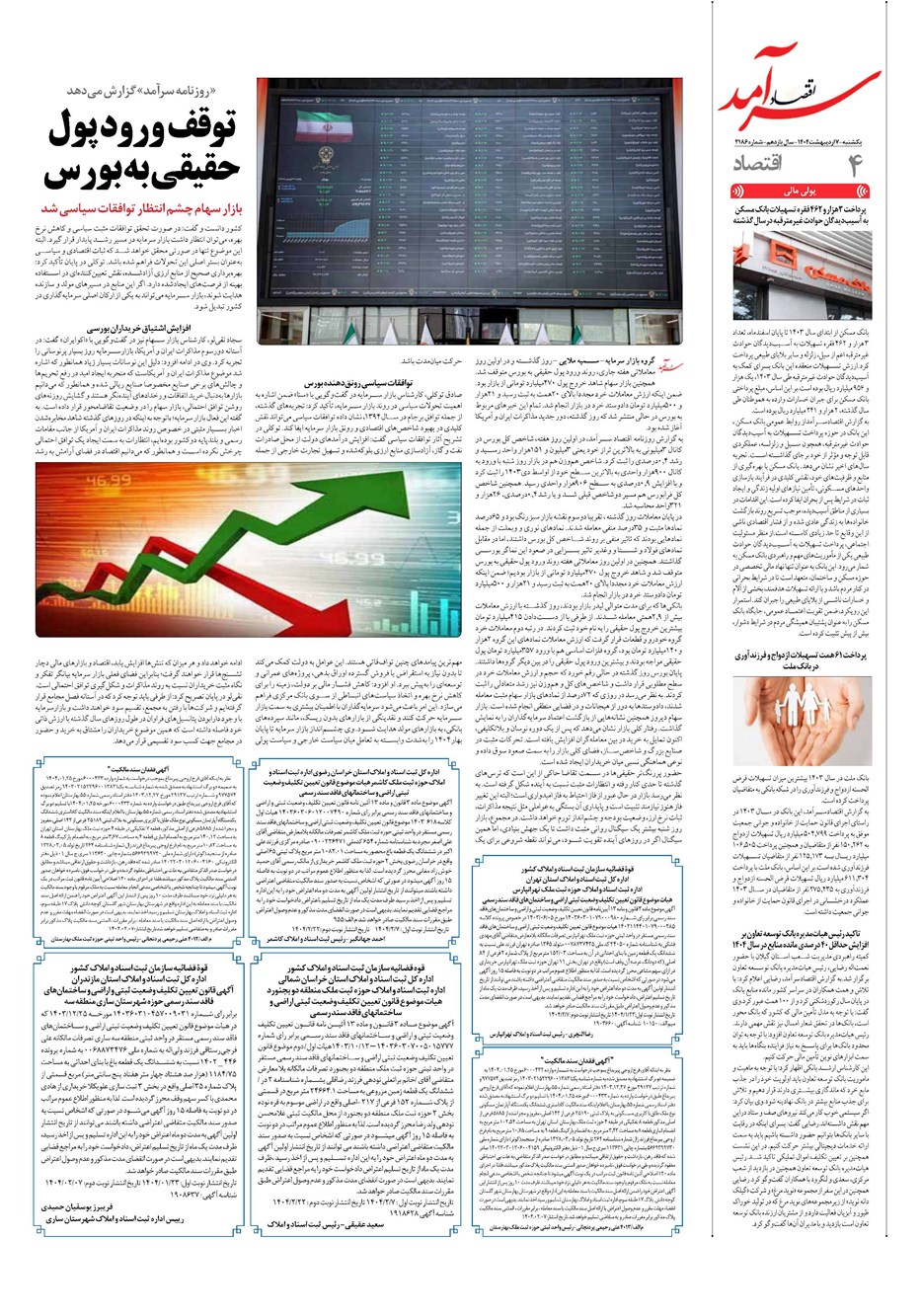 روزنامه تاریخ ۸ اردیبهشت ۱۴۰۴