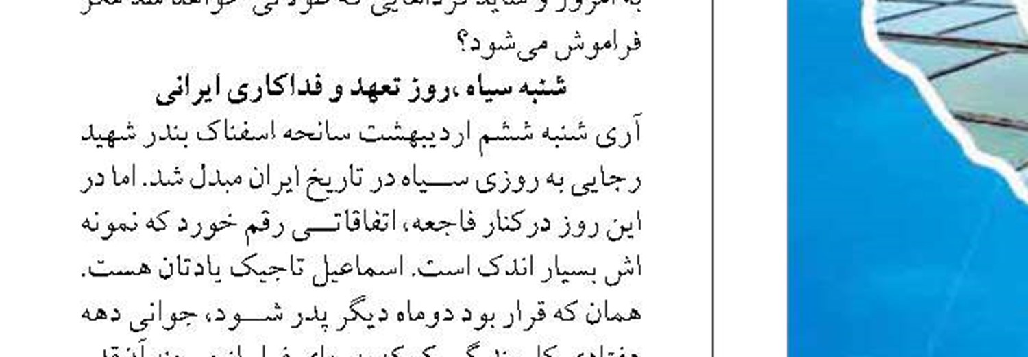 داغِ حادثه بندر
