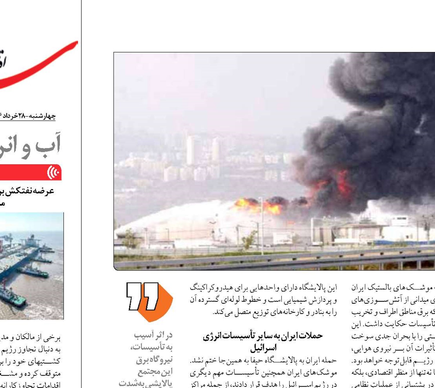 ایست صنعتِ  انرژی اسرائیل