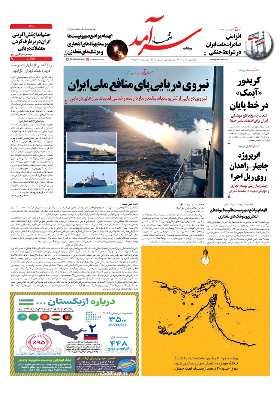 روزنامه تاریخ ۲ تیر ۱۴۰۴