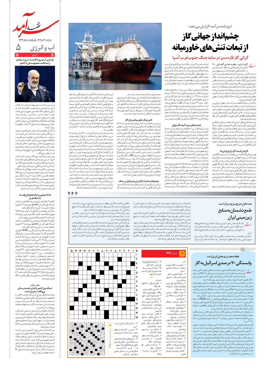 روزنامه تاریخ ۴ تیر ۱۴۰۴