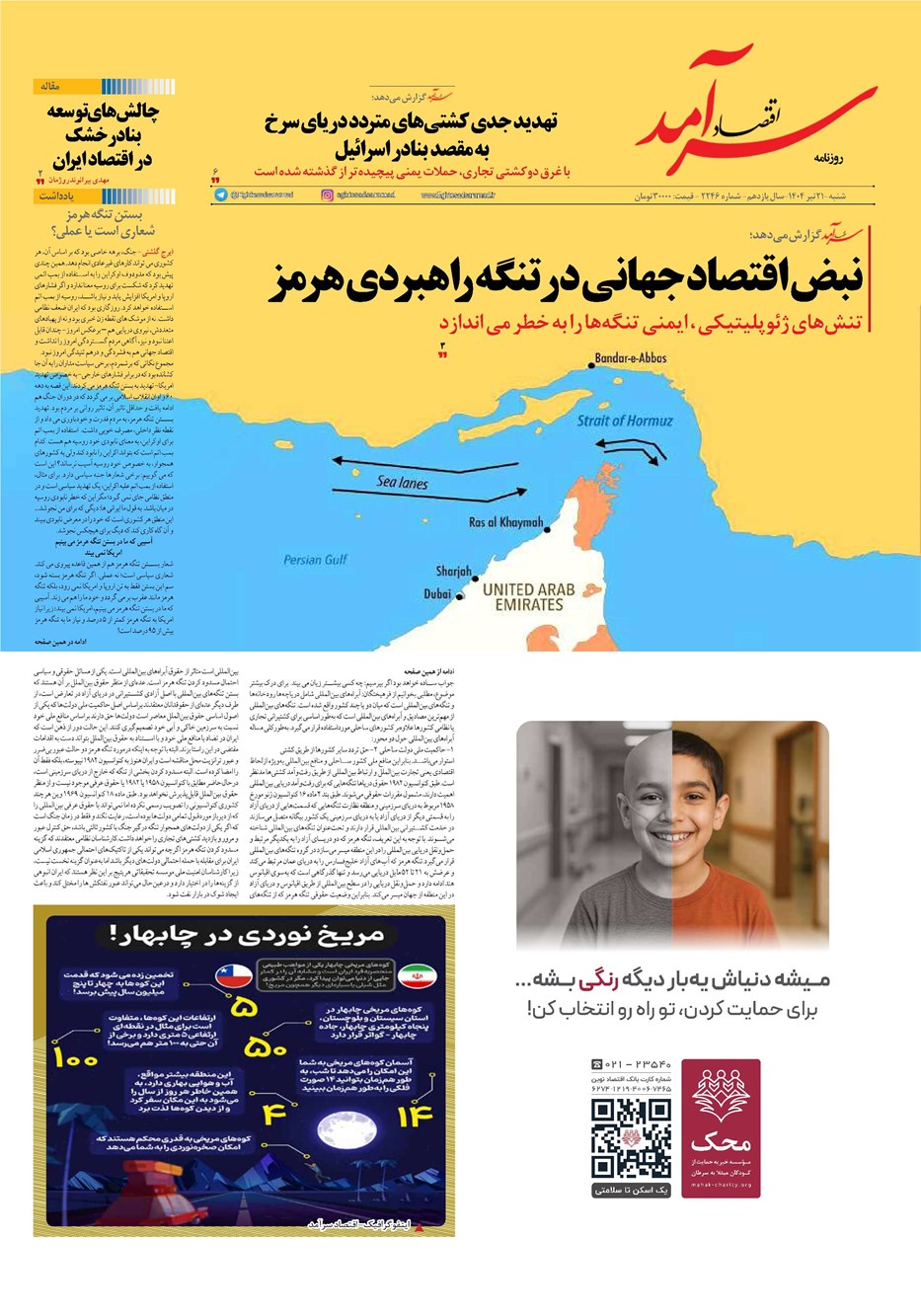 روزنامه تاریخ ۲۲ تیر ۱۴۰۴