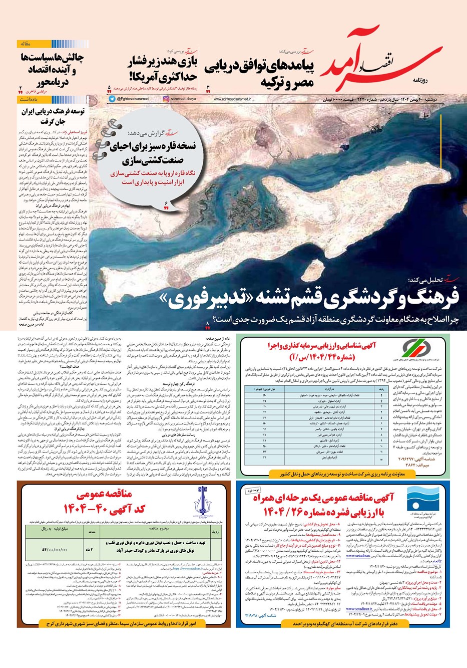 روزنامه تاریخ ۲۱ بهمن ۱۴۰۴