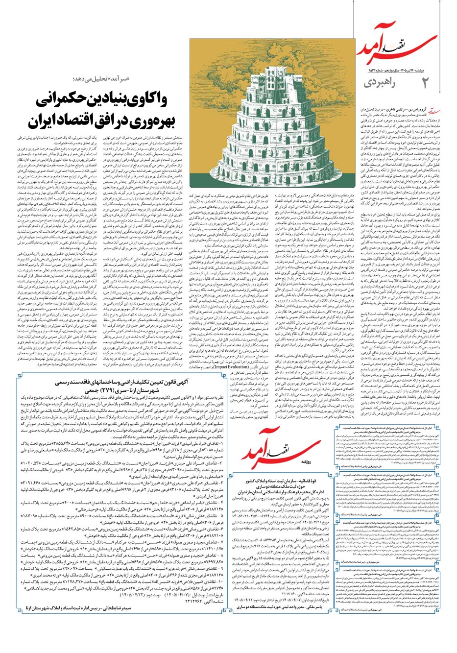 روزنامه تاریخ ۲۲ تیر ۱۴۰۵