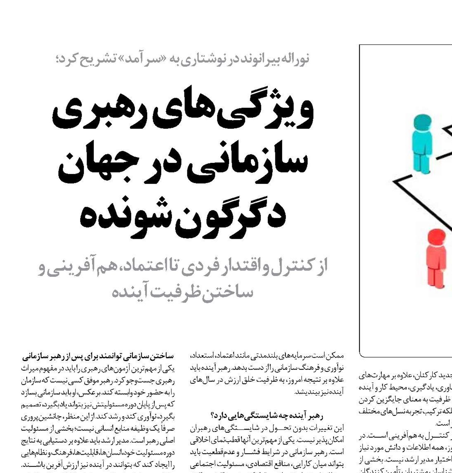 ویژگی‌های رهبری سازمانی در جهان دگرگون‌شونده 