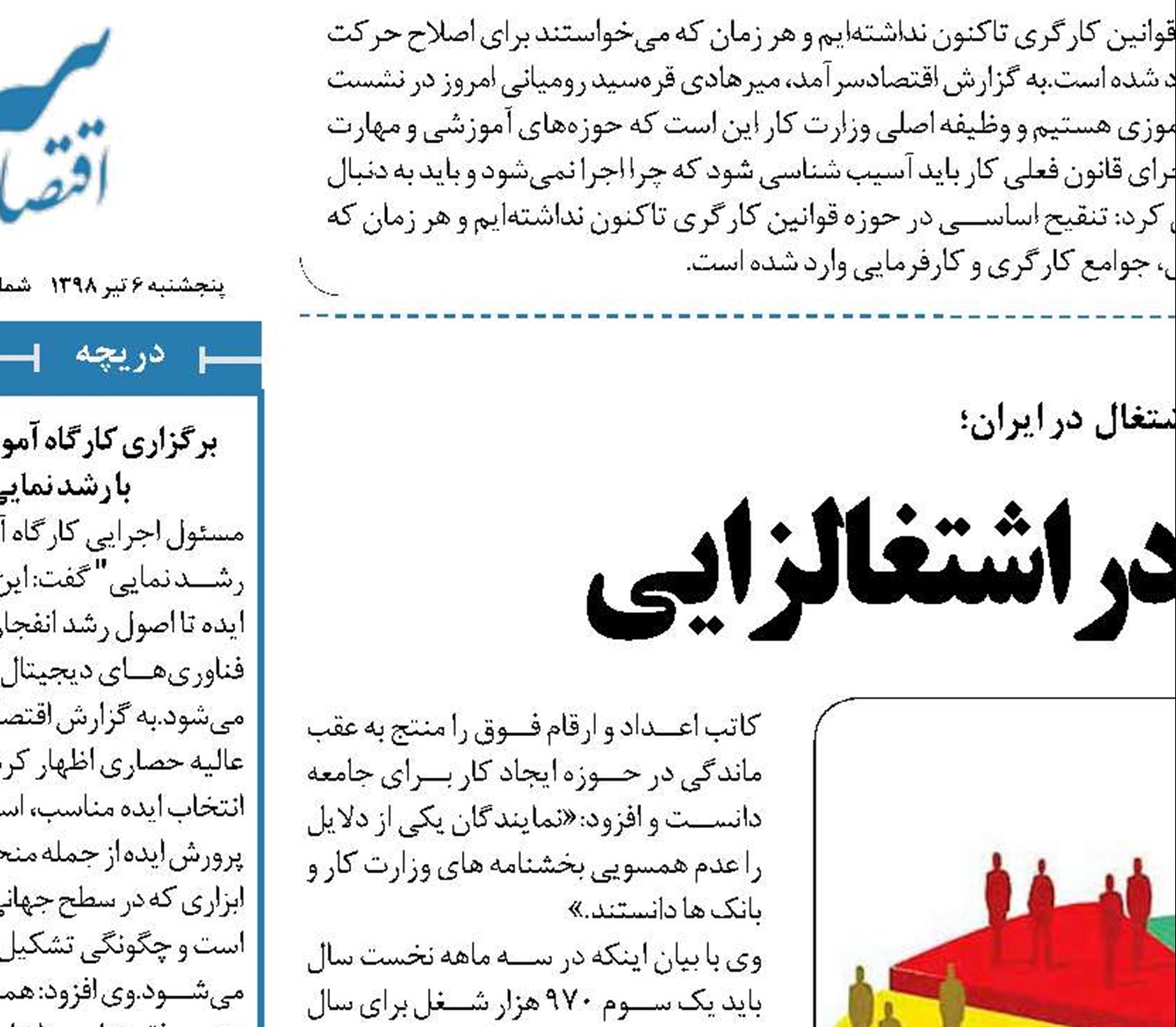 ناکارآمد ی دولت ها در اشتغالزایی