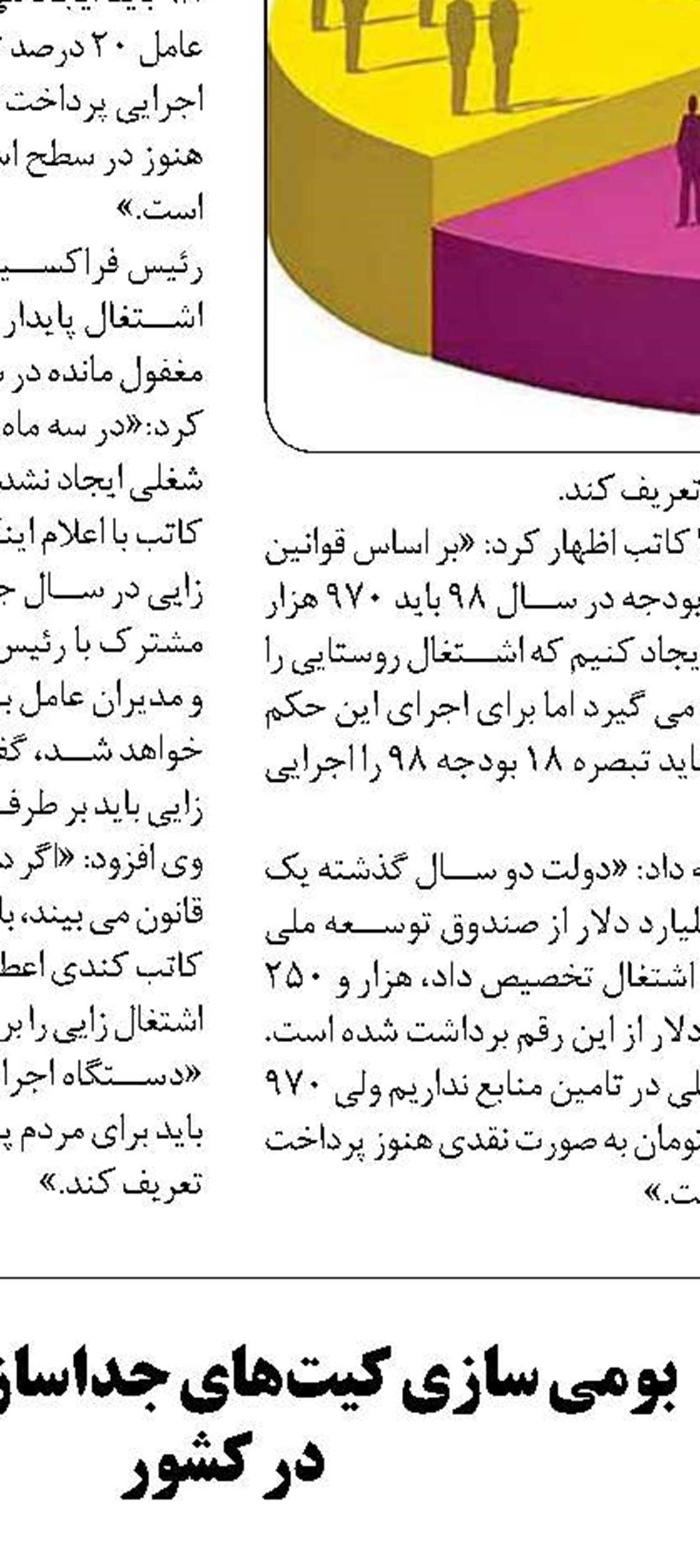 اصلاح ساختار بیمه به جای واگذاری  به کاریابی ها